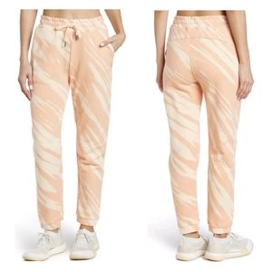 Sweaty Betty Women's Tie Dye Essential Pocket Jogger Sweatpants Orange Size M.